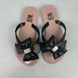 Mini Melissa Mel Harmonic III Bow Sandal Black 11